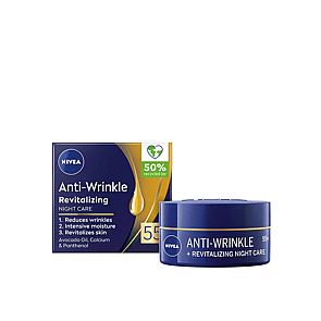 Nivea Anti-Wrinkle Revitalizing Night Cream 55+ 50ml (1.69floz)