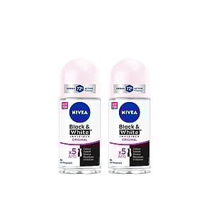 Nivea Black & White Invisible Original 72h Anti-Perspirant Roll-On 50ml x2
