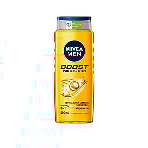 Nivea Men Boost 24h Fresh Effect 3-In-1 Shower Gel 500ml