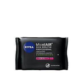 Nivea MicellAIR Skin Breathe Professional Makeup Remover Wipes x20