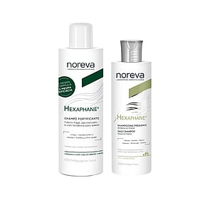 Noreva Hexaphane Fortifying Shampoo 400ml + Daily Shampoo 250ml