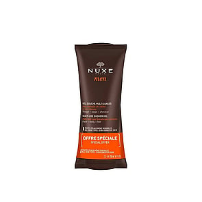 NUXE Men Multi-Use Shower Gel Hair & Body 200ml  x2 (2x6.76fl oz)