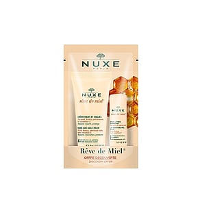 NUXE Rêve de Miel Hand&Nail Cream 30ml + Lip Moisturizing Stick 4g