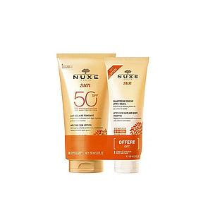 NUXE Sun Melting Sun Lotion 150ml + After-Sun Hair and Body Shampoo 100ml