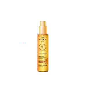 NUXE Sun Tanning Oil High Protection for Face and Body SPF30