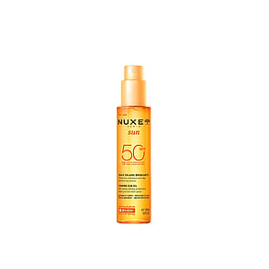 NUXE Sun Tanning Oil High Protection for Face and Body SPF50