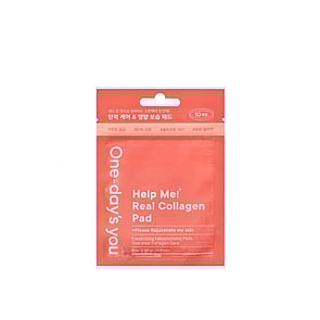 One-day's you Help Me! Real Collagen Pad x10