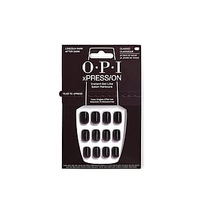 OPI xPress/On Iconic Shades Instant Gel-Like Press-On Nails Extra-Short Classic Lincoln Park After Dark x30