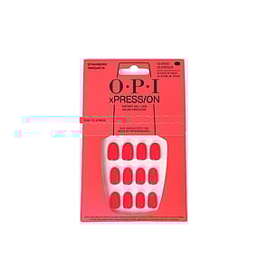OPI xPress/On Iconic Shades Instant Gel-Like Press-On Nails Short Strawberry Margarita x30