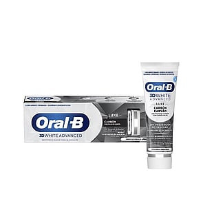 Oral-B 3D White Advanced Luxe Charcoal Toothpaste 75ml
