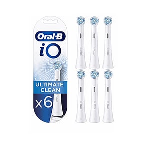 Oral-B iO Ultimate Clean Replacement Head Electric Toothbrush White x6