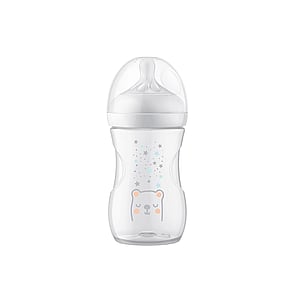 Philips Avent Natural Response AirFree Vent Baby Plastic Bottle 1m+ Bear 260ml