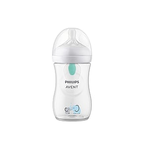 Philips Avent Natural Response AirFree Vent Baby Plastic Bottle 3-6m Elephant 260ml