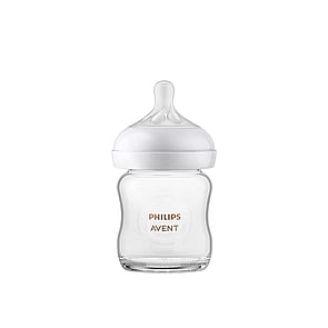 Philips Avent Natural Response Glass Baby Bottle 0m+ 120ml (4 oz)