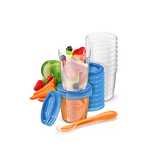 Philips Avent Reusable Food Storage Cups 6m+