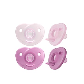 Philips Avent Soothie Silicone Pacifier 0-6m x2
