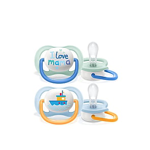 Philips Avent Ultra Air Happy Pacifier 0-6m x2