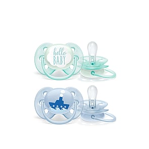 Philips Avent Ultra Soft Pacifier 0-6m x2