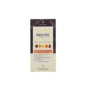 Phytocolor Permanent Color Hair Dye Shade 4 Brown