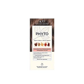 Phytocolor Permanent Color Shade 6.77 Light Brown Cappuccino