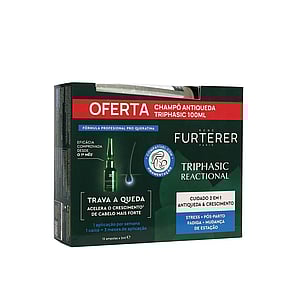 René Furterer Triphasic Reactional Serum 12x5ml + Shampoo 100ml