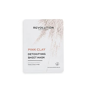 Revolution Skincare Pink Clay Detoxifying Sheet Masks x5