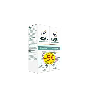 RoC Keops Deo Roll-On 30ml Anti-Perspirant x2