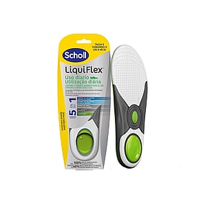 Scholl LiquiFlex 5-In-1 Everyday Insoles S x2