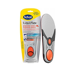 Scholl LiquiFlex 5-en-1 Semelles Support Extra L x2