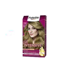 Schwarzkopf Palette Intensive Creme Color Permanent Hair Dye 7-0 Medium Blonde