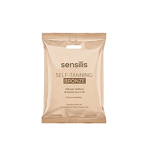 Sensilis Self-Tanning Face Towelettes Bronze x6