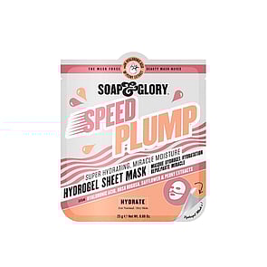 Soap & Glory Speed Plump Super Hydrating Hydrogel Sheet Mask 25g