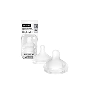 Suavinex Anti-Colic SX Pro Physiological Flow XL Silicone Nipple +6m x2