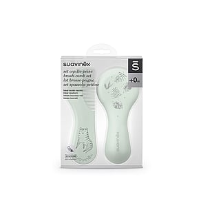 Suavinex Green Brush-Comb Set +0m