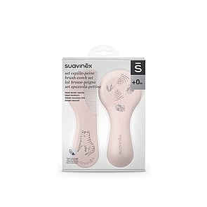 Suavinex Rose Brush-Comb Set +0m