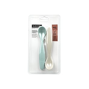 Suavinex Weaning Spoons +6m Blue/Grey x2