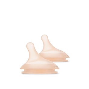 Suavinex Zero Zero Anti-Colic Flow S Silicone Nipple +0m Fair x2