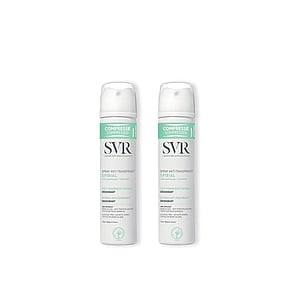 SVR Spirial Antiperspirant Deodorant Sprej 75ml x2