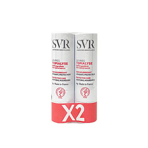 SVR Topialyse Lips Soothing Nourishing Protective Care 4g x2 (2x0.14oz)