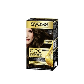 Syoss Oleo Intense Permanent Oil Color Permanent Hair Dye 3-10 Deep Brown