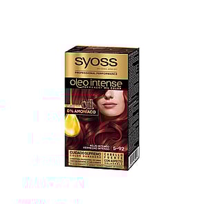 Syoss Oleo Intense Permanent Oil Color Permanent Hair Dye 5-92 Bright Red