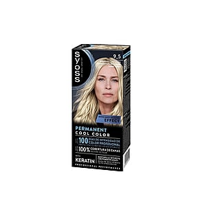 Syoss Permanent Cool Color Hair Dye 9_5 Very Light Ash Blonde