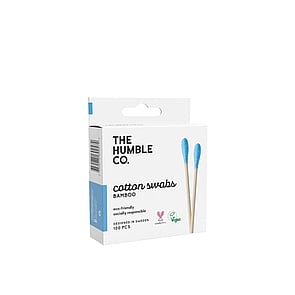The Humble Co. Cotton Swabs Bamboo Blue x100