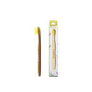 The Humble Co. Humble Brush Kids Bamboo Ultra-Soft Toothbrush Yellow