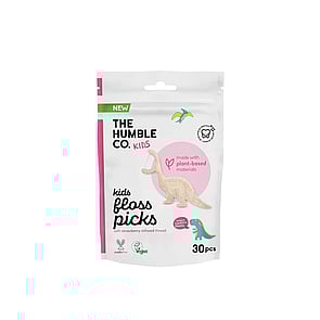 The Humble Co. Kids Floss Picks Strawberry-Infused x30