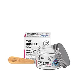 The Humble Co. Kids Toothpaste in Glass Jar Strawberry 50ml
