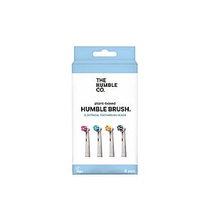 The Humble Co. Plant-Based Electric فرشاة أسنان Heads x4