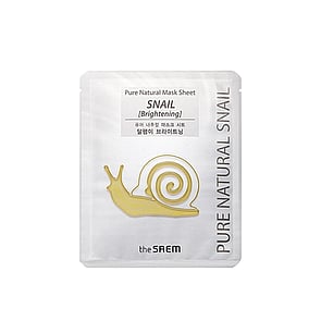 The Saem Pure Natural Mask Sheet Snail Brightening 20ml (0.68 fl oz)