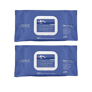 Uriage Baby 1st Cleansing Wipes 2x70