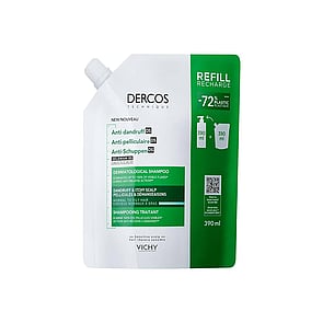 Vichy Dercos Anti-Dandruff DS Shampoo for Normal to Oily Hair Eco-Refill 390ml
